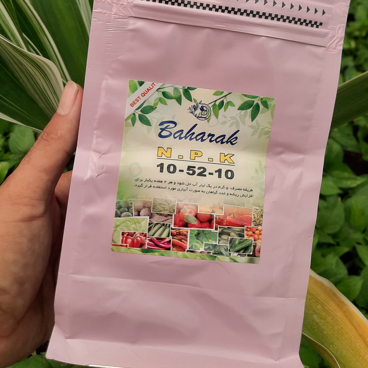 خرید و قیمت کود ۱۰ ۵۲ ۱۰ کود NPK تقویت کننده گیاهان آپارتمانی