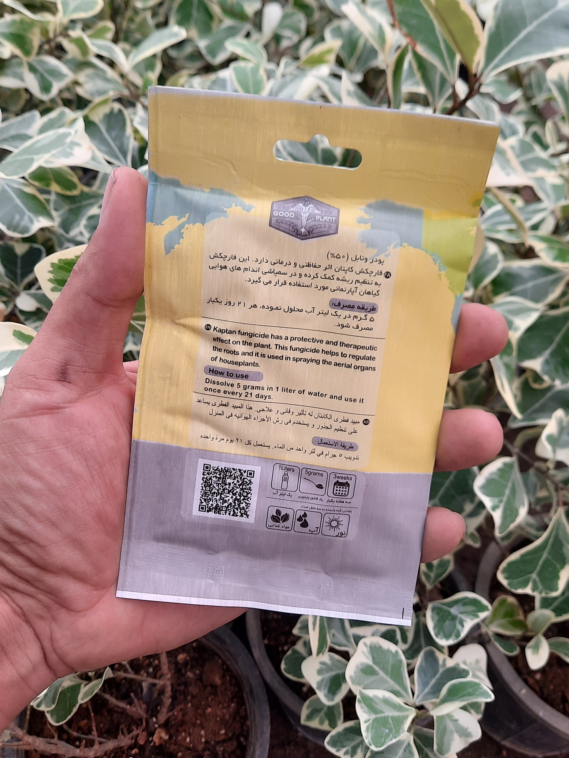 قارچکش کاپتان ۷۵ گرمی