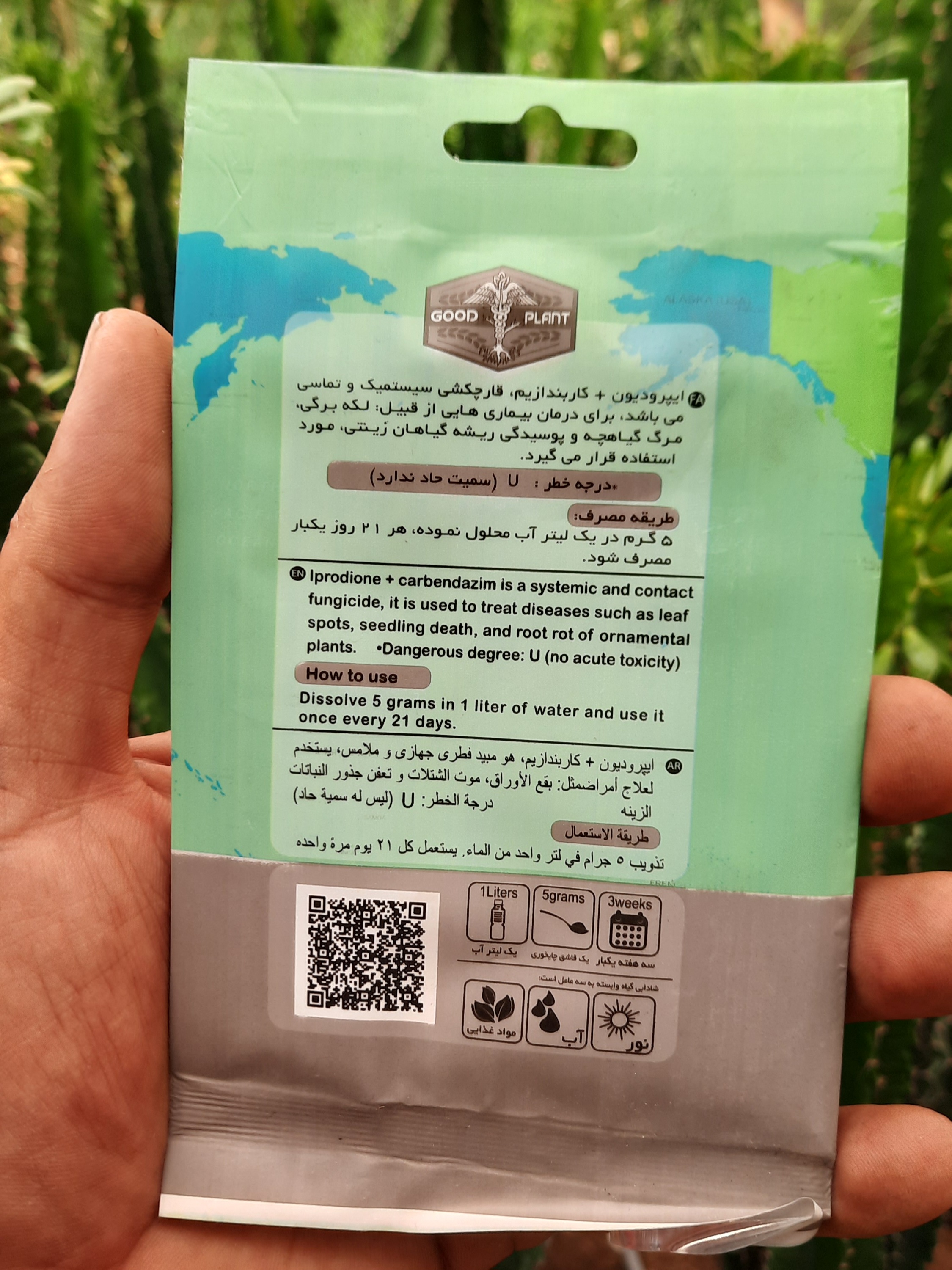 قارچکش قوی کاربندازیم