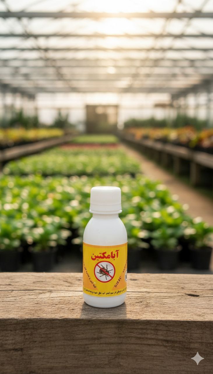 سم ابامکتین حشره کش قوی ۱۰۰ سی سی از بین برنده ی افات گیاهان