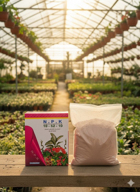 خرید و قیمت کود ۱۰ ۵۲ ۱۰ NPK تقویت و رشد گیاهان آپارتمانی