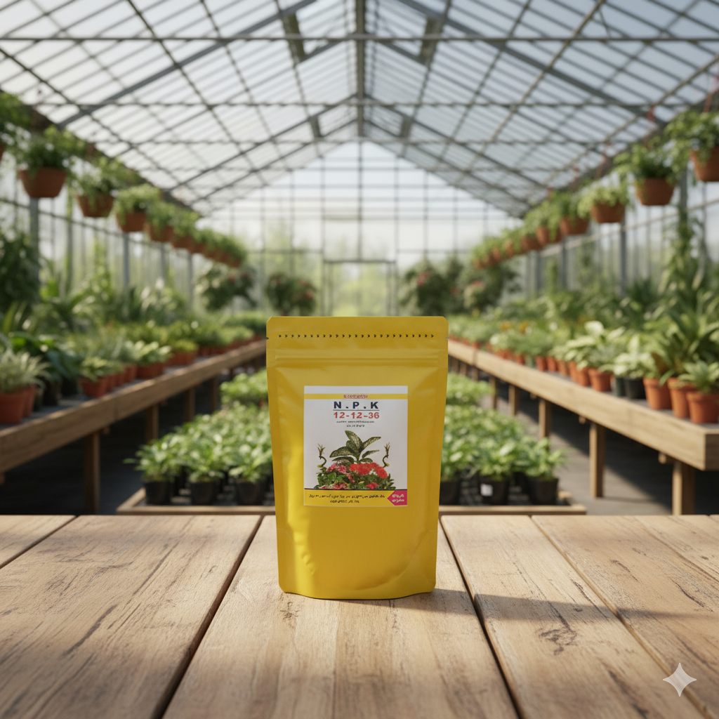 کود 36 12 12 نیم کیلویی تقویت کننده مقاومت گیاه و میوه ها رشد وافزایش رشد