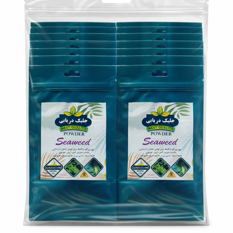 خرید عمده کود پودری جلبک دریایی کودکُور برای افزایش ریشهزایی و رشد گیاه
