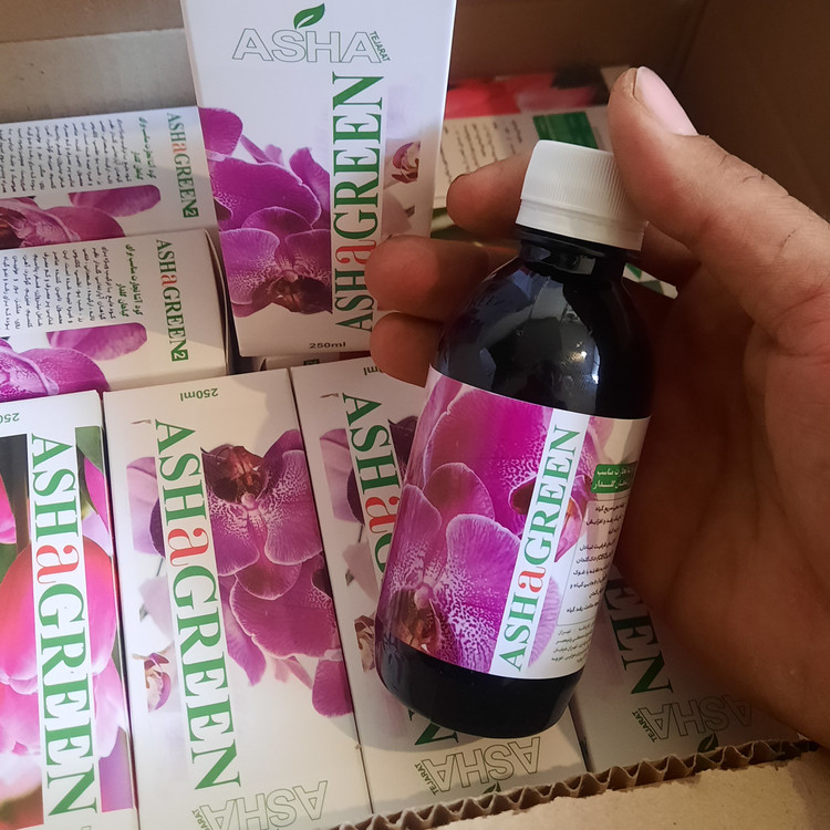 خرید کود کامل گلدهی مایع اشاگرین مناسب گلدهی گیاهان