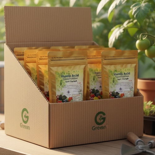 خرید و قیمت عمده هیومیک اسید نیم کیلویی پک ده عددی