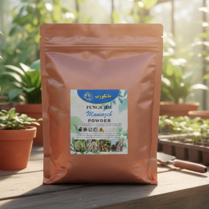خرید عمده قارچکش مانکوزب قوی برای گیاهان آپارتمانی و گلخانهای و کشاورزی